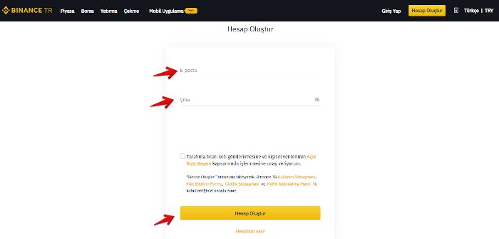 Binance’te Nasıl Hesap Açılır? Binance’te Nasıl Hesap Açılır?