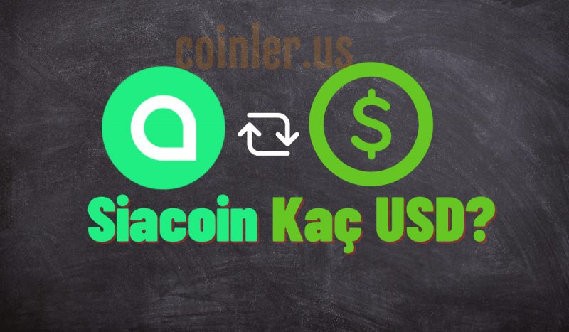 1 Siacoin Kaç Dolar?