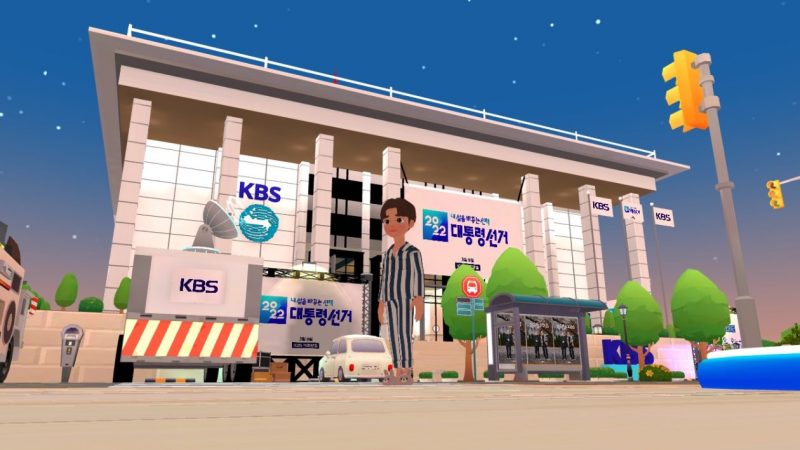 Güney Koreli Televizyon Kanalı KBS, 2022 Seçimleri İçin Metaverse’te Stüdyo Açtı