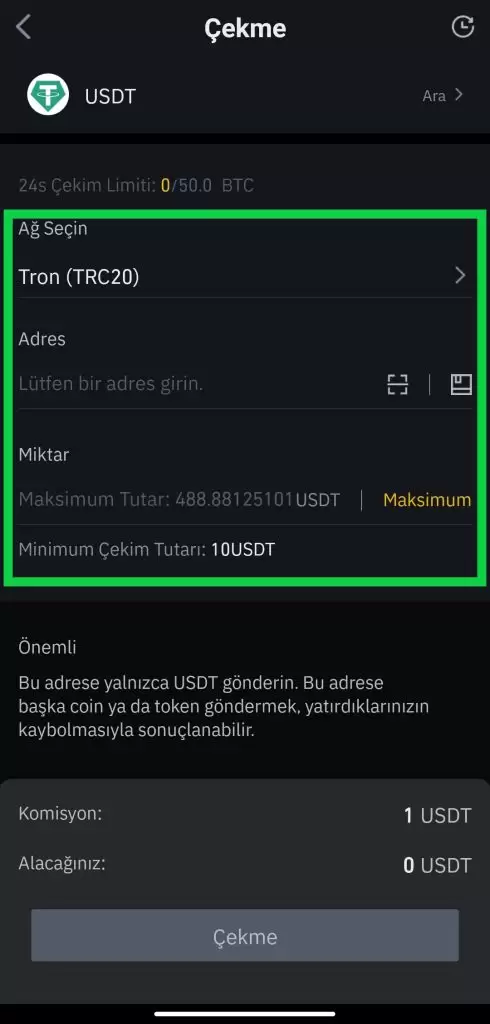 Telefondan 2 Dakikada Binance Para Yatırma ve Çekme